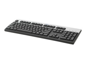 HP Standard - Tastatur - USB - Französisch - tiefschwarz