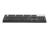 HP Standard - Tastatur - USB - Französisch - tiefschwarz