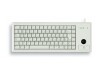 Cherry ML4420 - Tastatur - PS/2 - USA - Hellgrau