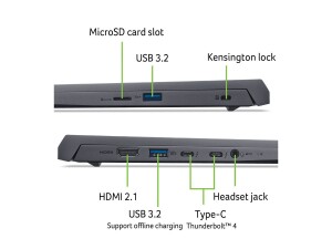Acer Swift X 14 SFX14-72G - Intel Core Ultra 7 155H / 1.4...