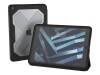 ZAGG Rugged Messenger Case - Schutzhülle für Tablet - widerstandsfähig - Silikon - holzkohlefarben  - 10.2" - für Apple 10.2-inch iPad (7. Generation, 8. Generation, 9. Generation)