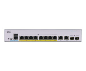 Cisco Business 350 Series 350-8P -E -2G - Switch - L3 - Managed - 8 x 10/100/1000 (POE+)