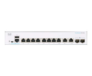 Cisco Business 350 Series CBS350-8FP-E-2G - Switch - L3 - managed - 8 x 10/100/1000 (PoE+)
