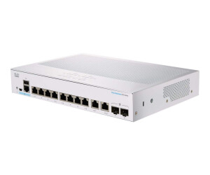 Cisco Business 350 Series 350-8P-2G - Switch - L3 - managed - 8 x 10/100/1000 (PoE+)