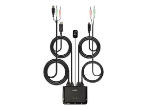 Lindy 2 Port DisplayPort 1.2, USB Type C, USB 2.0 &...