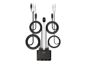 Lindy 2 Port DisplayPort 1.2, USB Type C, USB 2.0 &...