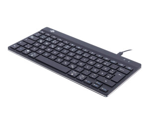 R-Go Compact Break - Tastatur - USB, USB-C - QWERTZ