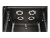 ROLINE Basic - Schrank Netzwerkschrank - Glas-Tür, 600x600 BxT - RAL 9005, Jet Black - 42HE - 48.3 cm (19")