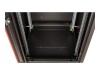 ROLINE Basic - Schrank Netzwerkschrank - Glas-Tür, 600x600 BxT - RAL 9005, Jet Black - 42HE - 48.3 cm (19")