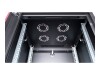 ROLINE Basic - Schrank Netzwerkschrank - Glas-Tür, 600x600 BxT - RAL 9005, Jet Black - 26U - 48.3 cm (19")