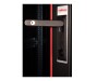 ROLINE Basic - Schrank Netzwerkschrank - Glas-Tür, 600x600 BxT - RAL 9005, Jet Black - 26U - 48.3 cm (19")