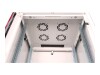 ROLINE Basic - Schrank Netzwerkschrank - Glas-Tür, 600x600 BxT - RAL 7035, Hellgrau - 26U - 48.3 cm (19")