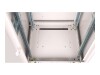 ROLINE Basic - Schrank Netzwerkschrank - Glas-Tür, 600x600 BxT - RAL 7035, Hellgrau - 26U - 48.3 cm (19")