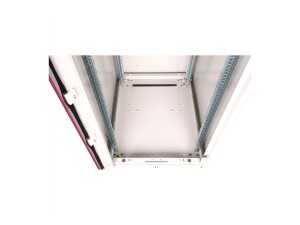 ROLINE Basic - Schrank Netzwerkschrank - Glas Tür, 600x800 BxT - RAL 7035, Hellgrau - 22U - 48.3 cm (19")