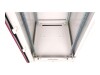 ROLINE Basic - Schrank Netzwerkschrank - Glas Tür, 600x800 BxT - RAL 7035, Hellgrau - 22U - 48.3 cm (19")