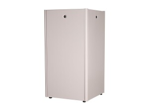 ROLINE Basic - Schrank Netzwerkschrank - Glas Tür, 600x800 BxT - RAL 7035, Hellgrau - 22U - 48.3 cm (19")