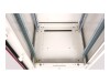 ROLINE Basic - Schrank Netzwerkschrank - Glas Tür, 600x800 BxT - RAL 7035, Hellgrau - 22U - 48.3 cm (19")