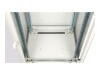 ROLINE Basic - Schrank Netzwerkschrank - Glas-Tür, 600x600 BxT - RAL 7035, Hellgrau - 32U - 48.3 cm (19")