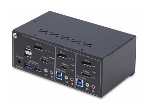 StarTech.com 2-Port Dual-Monitor DisplayPort en HDMI KVM...