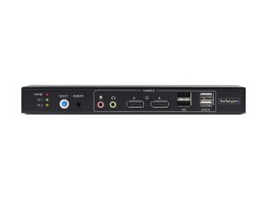 StarTech.com 2-Port Dual-Monitor DP KVM Switch w/Video...