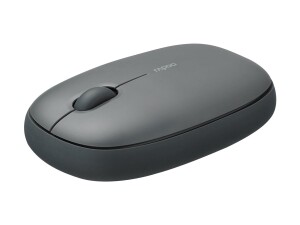 Rapoo M660 Silent - Maus - optisch - 3 Tasten - kabellos - Bluetooth 3.0, Bluetooth 4.0, Bluetooth 5.0, 2.4 GHz - kabelloser Empfänger (USB)