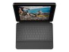 Logitech Rugged Folio - Tastatur und Foliohülle