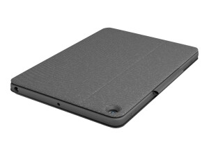 Logitech Combo Touch - Tastatur und Foliohülle - mit Trackpad - hintergrundbeleuchtet - Apple Smart connector - QWERTY - Italienisch - Oxford Gray - für Apple 10.9-inch iPad (10. Generation)