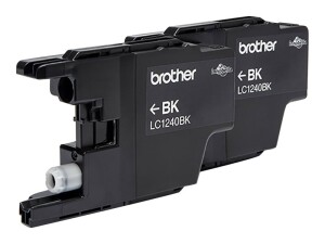 Brother LC1240BKBP2 - 2er-Pack - Schwarz - original
