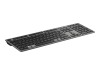 HP 720 - Tastatur - Mehrgeräte, wiederaufladbar, betrieben mit Superkondensator, 22 programmierbare Tasten