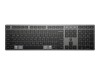 HP 720 - Tastatur - Mehrgeräte, wiederaufladbar, betrieben mit Superkondensator, 22 programmierbare Tasten