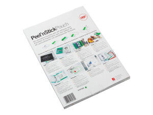 GBC Peeln Stick - 125 Mikron - 100er-Pack - Glossy White - A4 (210 x 297 mm)