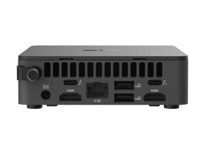 ASUS NUC 13 Pro Slim Kit RNUC13L3KV500000I - Barebone - Mini-PC - 1 x Core i5 1350P - vPro - RAM 0 GB - Intel Iris Xe Grafikkarte - Bluetooth 5.3, Wi-Fi 6E, 1GbE, 2.5GbE - WLAN: Bluetooth 5.3, 802.11a/b/g/n/ac/ax (Wi-Fi 6E)