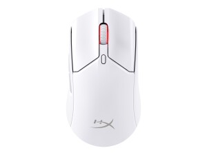 HyperX Pulsefire Haste 2 - Maus - optisch - 6 Tasten - kabellos, kabelgebunden - 2.4 GHz, Bluetooth 5.0 - kabelloser Empfänger (USB)