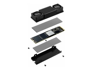 PNY CS3150 - SSD - verschlüsselt - 1 TB - intern -...