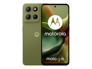 Motorola Solutions Motorola Moto G15 - 4G Smartphone - Dual-SIM - RAM 4 GB / Interner Speicher 128 GB - microSD slot - LCD-Anzeige - 6.72" - 2400 x 1080 Pixel (60 Hz)