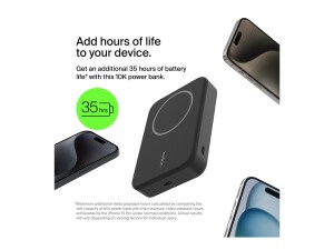 Belkin BoostCharge Pro - Induktive Power Bank -...