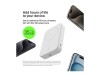 Belkin BoostCharge Pro - Induktive Power Bank - magnetisch mit Qi2 - 10000 mAh - 15 Watt - Fast Charge, PD - 2 Ausgabeanschlussstellen (magnetisch, 24 pin USB-C)