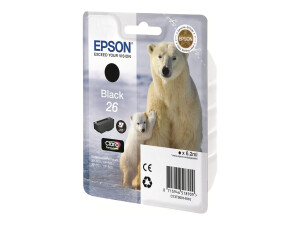 Epson 26 - 6.2 ml - Schwarz - original - Tintenpatrone
