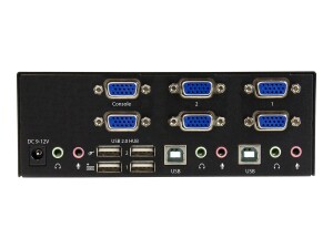 StarTech.com 2 Port KVM Switch mit Dual-VGA und 2-fach...