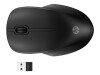HP 255 - Maus - 3 Tasten - kabellos - 2.4 GHz, Bluetooth - kabelloser Empfänger (USB)