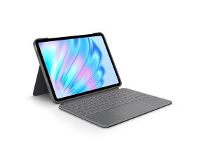 Logitech Combo Touch - Tastatur und Foliohülle - mit Trackpad - hintergrundbeleuchtet - Apple Smart connector - QWERTY - Nordisch (Dänisch/Finnisch/Norwegisch/Schwedisch)