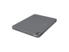 Logitech Combo Touch - Tastatur und Foliohülle - mit Trackpad - hintergrundbeleuchtet - Apple Smart connector - QWERTY - Nordisch (Dänisch/Finnisch/Norwegisch/Schwedisch)