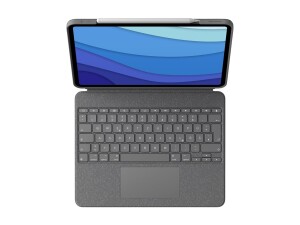Logitech Combo Touch - Tastatur und Foliohülle - mit Trackpad - hinterleuchtet - Apple Smart connector - QWERTY - US International - Graphite - für Apple 13-inch iPad Pro (M4)