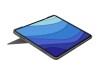 Logitech Combo Touch - Tastatur und Foliohülle - mit Trackpad - hinterleuchtet - Apple Smart connector - QWERTY - US International - Graphite - für Apple 11-inch iPad Pro (M4)