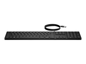 HP Desktop 320K - Tastatur - 3-Zonen-Layout, flache Tastenreise