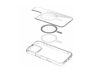 eSTUFF Infinite Oslo - Hintere Abdeckung für Mobiltelefon - magnetisch, 86% recycelter Kunststoff - kompatibel mit MagSafe - Thermoplastisches Polyurethan (TPU)