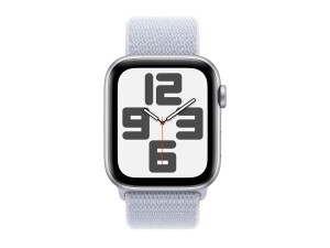 Apple Watch SE (GPS + Cellular) - 44 mm - Aluminium, Silber