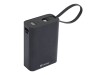 SANDBERG Powerbank 20000 PD20W Connect - Powerbank - 20000 mAh - 77 Wh - 20 Watt - 3 A - QC 3.0 - 2 Ausgabeanschlussstellen (USB, 24 pin USB-C)