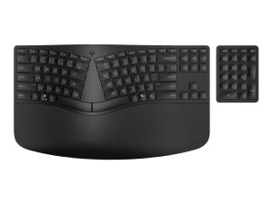 HP 965 - Tastatur-und-Tastenfeld-Set - kompakte Größe, 2-Zonen-Layout, separater Ziffernblock, kurzer Tastenhub, Multi-Device