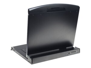 DIGITUS 19" LCD KVM-Konsole, 8-Port VGA, US-Tastatur